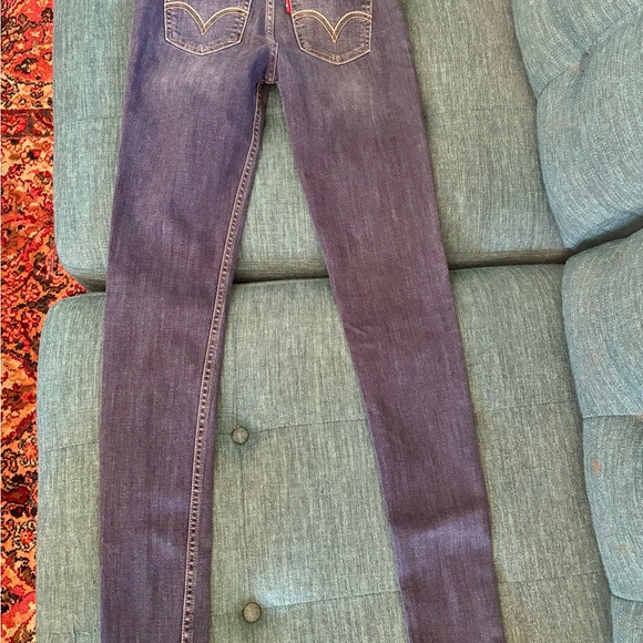 Levi’s 535 super skinny jeans 26 waist 30 inseam mid-rise good condition - Picture 7 of 7